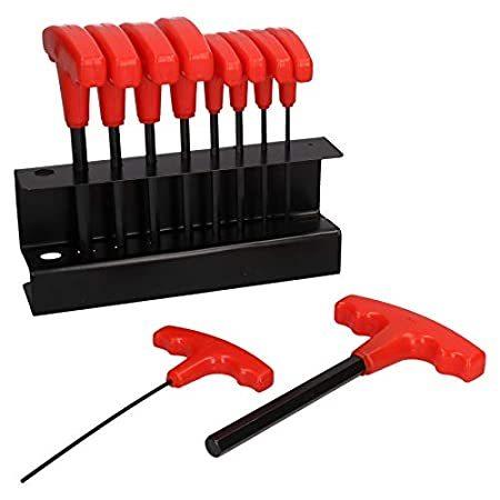 Metric MM T Handle Allen Hex Key Wrench Set 2mm - 10mm 10pc Set
