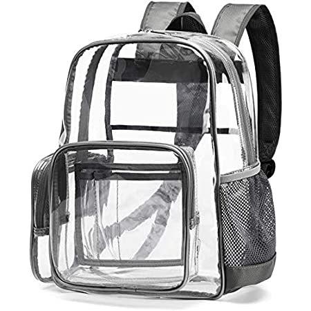 2022春の新作 Clear Backpack, Cambond Heavy Duty Transparent Backpacks with Reinforced St バックパック、ザック