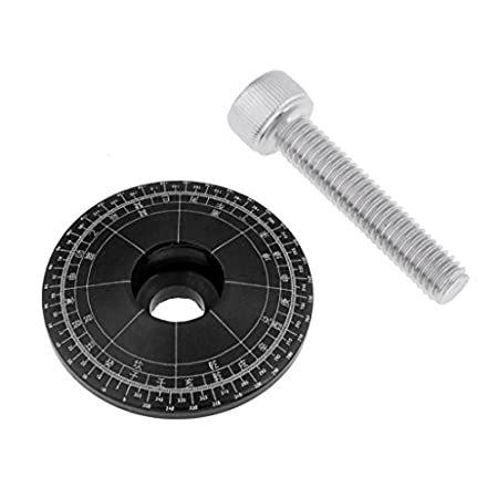 LFDecor 自転車 アルミ合金 ヘッドセット トップキャップ カバー サイクリング ヘッドセット ネジ MTB自転車 ロードバイク用