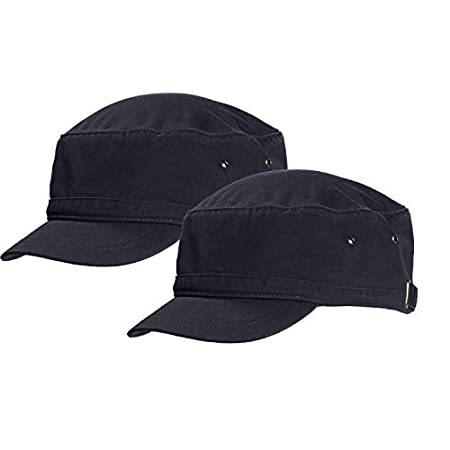 Marky G Apparel ショートビルカデットキャップ (2パック) US サイズ: One Size カラー: ブルー