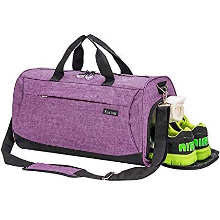 【18％OFF】 Kuston Sports Gym Bag with Shoes Compartment Travel Duffel Bag for Men and ダッフルバッグ