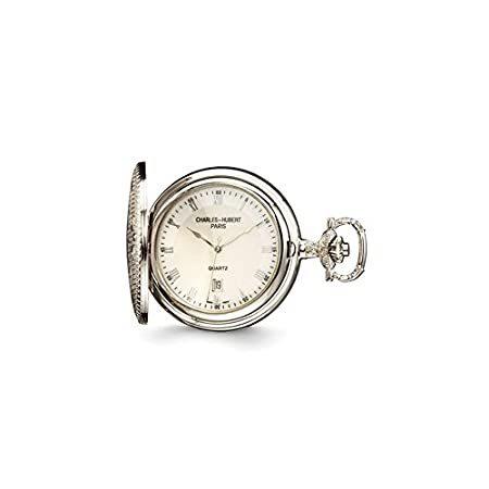 格安販売の Finish Chrome Hubert Charles Jewels Sonia Brass 14.5" Watch Pocket Shield 懐中時計
