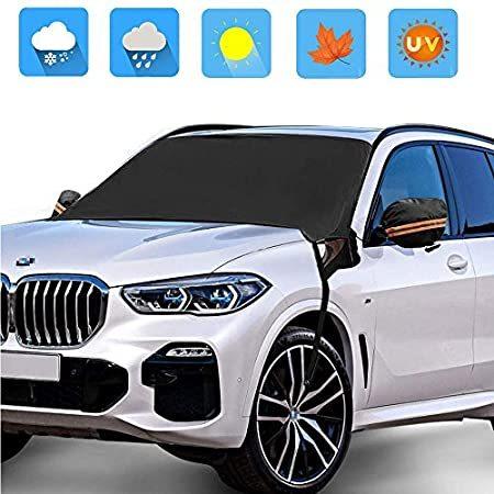 販売新品 雪カバー 雪 雨 霜 Uv完全 防水 車フロントガラス雪カバー 車 冬カバー マグネットエッジ トラック サンシェード サイドミラーカバー付き Wbeiq Suv 日本最安値 Pullingguardzine Com