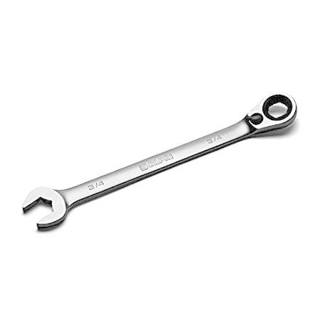 Capri Tools 6-Point Reversible Ratcheting Combination Wrench， Long Pattern，