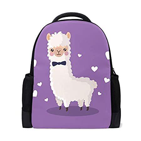 オンラインストア売り出し Alpaca Llama Cute College School Bag Cute Backpack For Girls Teen Bookbag S 国内代理店版 Shirleyryan Ca