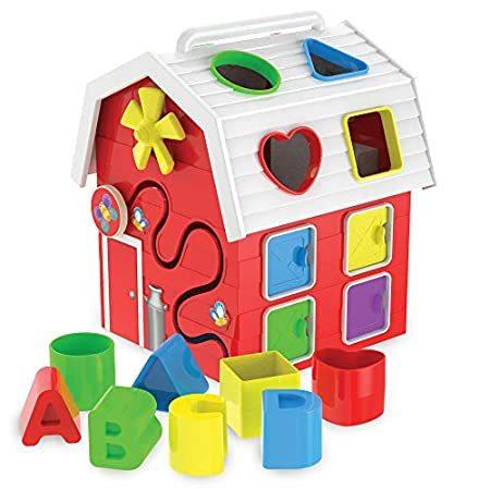 The Learning Journey - Early Learning - Farm Activity Cube - Shape Sorter f