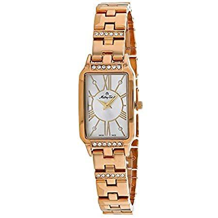 MATTHEY-TISSOT Women's Quartz Stainless Steel Strap, Rose Gold, 12 Casual W