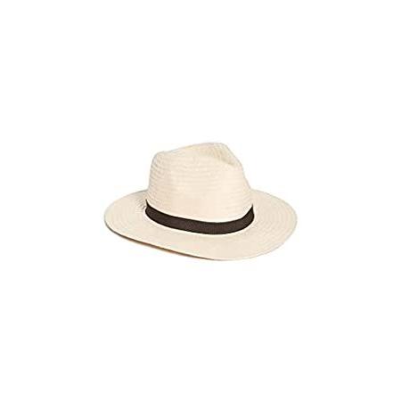 Brixton Women's Passage Sun Hat, Natural, Black, White, Grey, S-M