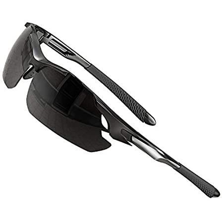 ATTCL Sunglasses For Men - Upgraded Sports Polarized Sunglasses for Cycling