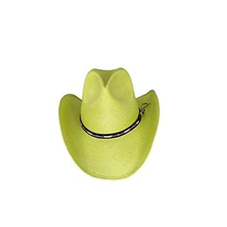 Riley and McCormick Soft Shapeable Straw Cowgirl hat (Green)