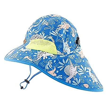 高評価の贈り物 ELIKIDSTO Toddler Boy Girl Adorable Sun Hat with 7cm Wide Brim Adjustable S キャップ