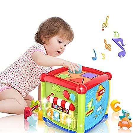 LAGERFEY Early Learning Shape Sorter Baby Toys 6 to 12 Months Educational M