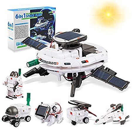 Science Kits for Kids Age 8-12， STEM Toys 6-in-1 Solar Robot Building Kit，