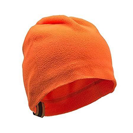 【ラッピング無料】 アウトドア ソフトで通気性のあるフリース Beretta カジュアル Large Orange), オレンジ(Blaze ハンティングビーニー, ニット帽、ビーニー