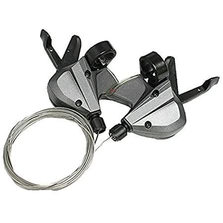 Pair of M370 3X9 27 Speed Gear Lever Shifters Bicycle Cycling MTB Part Bl