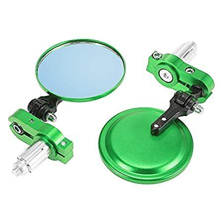 Motoforti Pair Universal 3quot; 2021人気No.1の Motorcycle Rearview F Mirrors ランキングTOP5 Blue Round Mirror