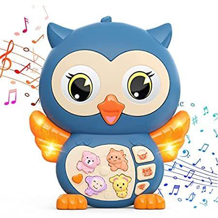 NOPWER Baby Owl Musical Toys 12 Months， Infant Electronic Learning Toys for