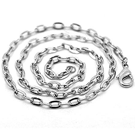 10 Antique Silver Tone Cable Chain Necklaces 30