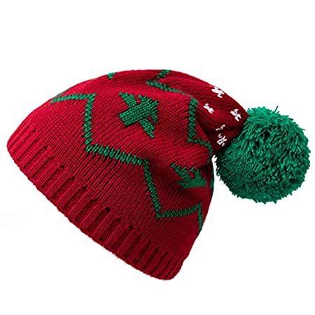 国内発送 Winter HEXILIN Christmas Slouchy Years) (1-8 Girls Boys for Hat Beanie Hat ハット、つば広帽子