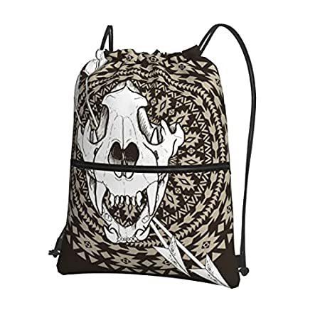 格安SALEスタート！ Horror HUANGJ skeleton sport shoulder Waterproof backpack zipper Drawstring デイパック