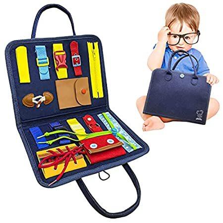 新作モデル 3 2 1 Toddlers for Board Busy 4 To Travel Board Sensory Montessori Old Year 知育玩具