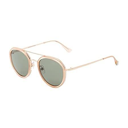 Foster Grant Sun Luv Peace Within Aviator Sunglasses, Tan, 51mm