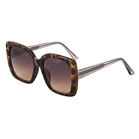 Frye Women's Julia Sunglasses Square, Brown Tortoise, 57mm