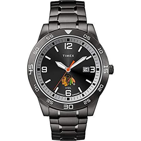 【期間限定】 特別価格Timex Chicago BlackhawksメンズブラックAcclaim Watch好評販売中 腕時計
