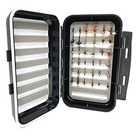 オンラインショップ サイズ14 1好評販売中 18パターン 手結びフィッシングフライ 36個セット 大きなトラウトや他の淡水魚用 フライフィッシングルアー Creek 特別価格feeder ソフトルアー Aliuminium Lt