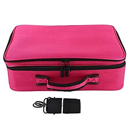 特別価格3 Layers Makeup Travel Bag Case, Travel Cosmetic Bags, Vanity Case Zipper C好評販売中 化粧ポーチ