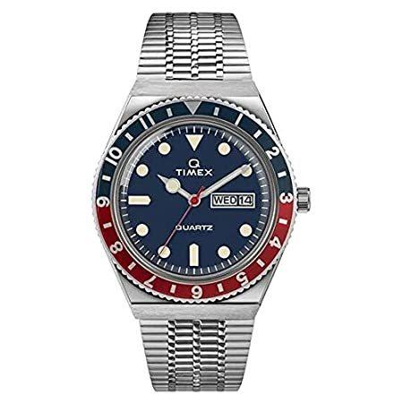 高評価！ Q Men's 特別価格Timex Reissue Steel/好評販売中 Stainless Watch, Bracelet Steel Stainless 38mm 腕時計