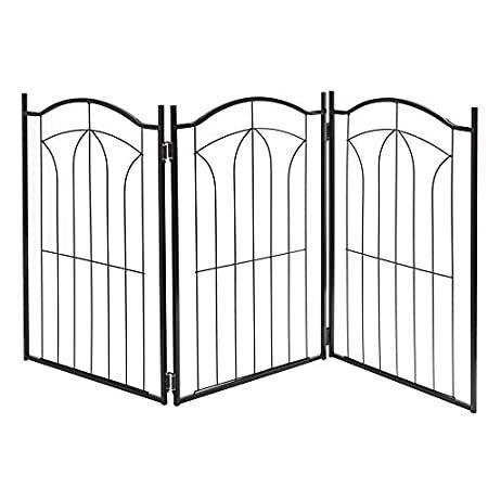 メール便不可 Arch Metal Classic 特別価格briskly41 Pet Adjusta好評販売中 Gate Folding Panel 3 Safety Indoor 犬用品 Smssvg Org
