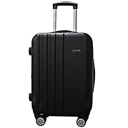 特別価格JZRスーツケース 12インチ コスメケース ミニ ハードシェル 旅行 荷物 ポータブル メイクアップケース スーツケース, ブラック, 24"好評販売中 トランクタイプスーツケース