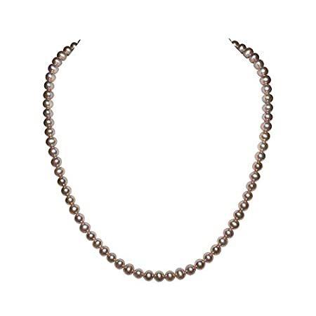 【送料関税無料】 特別価格7mm Qual好評販売中 AAA Inch 48 Women for Necklaces Pearl Cultured Freshwater Lavender ネックレス、ペンダント