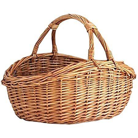 すぐったレディース福袋 特別価格Picnic Baskets Storage好評販売中 Shopping Camping Made Hand Handle with Hamper Wicker ピクニックバスケット