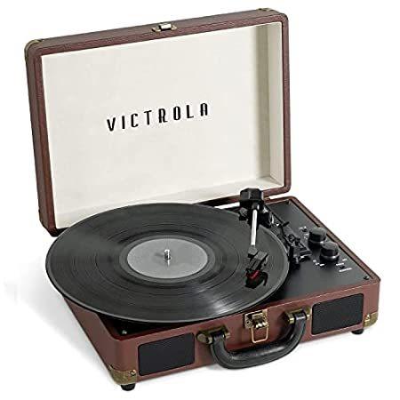 人気ブラドン Vintage Journey+ 特別価格Victrola 3-Speed Player好評販売中 Record Suitcase Portable Bluetooth レコードプレーヤー