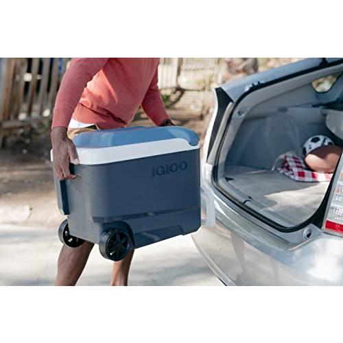 匿名配送 igloo(イグルー) クーラーボックス マックスコールド 40 (約38L) ローラー 00034687 アッシュグレー 【NAN2058016165】(11070円)