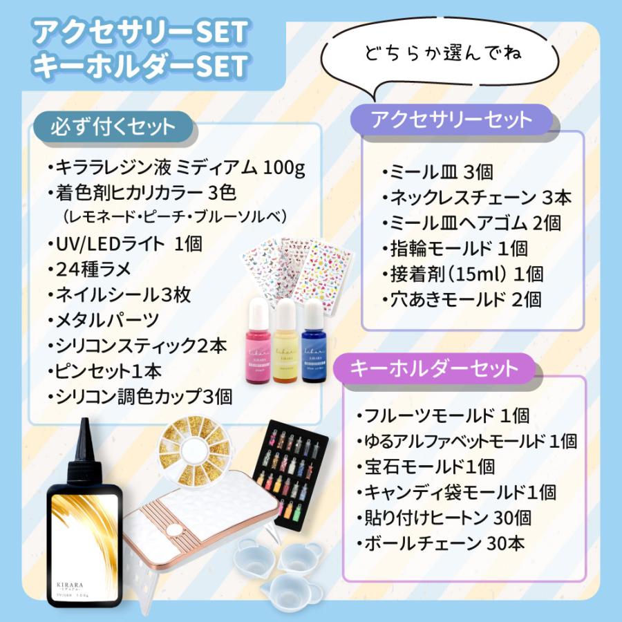 種類もBOXも選べる☆はじめてのレジン スターターキット UV/LEDライト