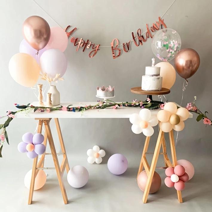 ナンバーキャンドル フラワーNo.0〜9 数字 Pressed Petal Birthday