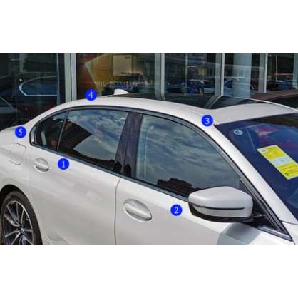 KUTOOK 新型BMW3シリーズ ドアウインドウモール G20 318i 320i 320d