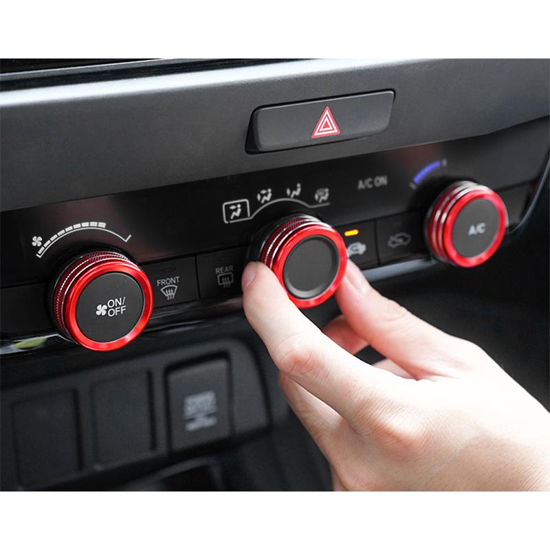 KUTOOK 新型ヴェゼル エアコンダイヤルカバー ヴェゼルRV系 ヴェゼル