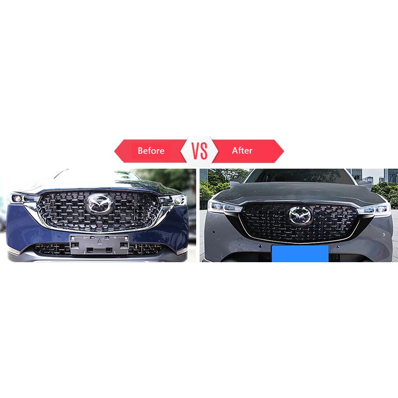 KUTOOK CX-5KF系改良モデル グリルカバー 新型CX-5 後期型