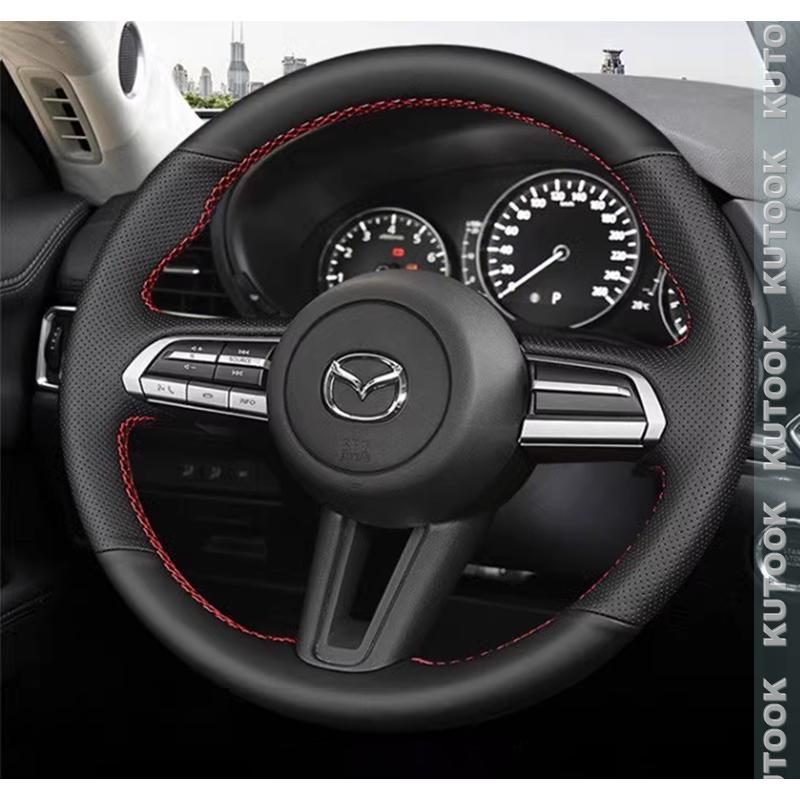MAZDA3 　ステアリング　 エアバッグカバー KUTOOK マツダ3 ステアリングカバー 新型マツダ3 パーツ ファスト