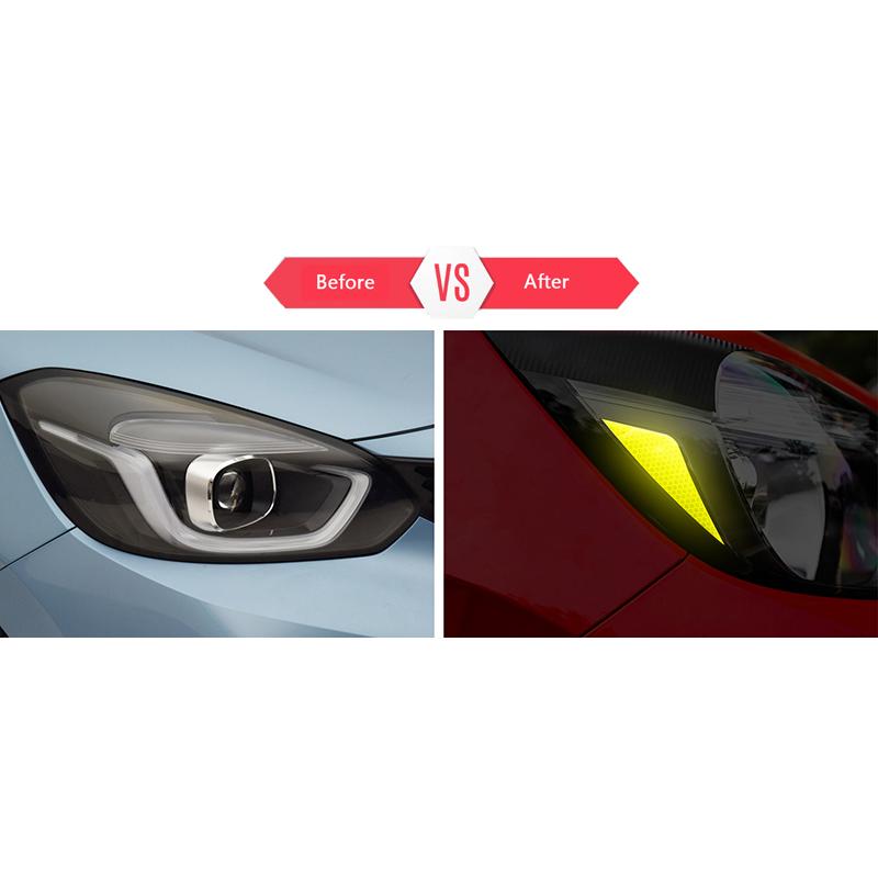 KUTOOK 新型フィット ヘッドライト反射テープ フィット4 gr系 新型