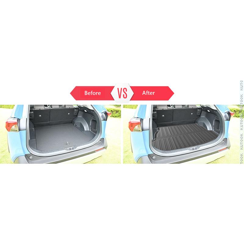 KUTOOK 新型RAV4 ラバートランクトレイ 50系 rav4 アクセサリー 整理
