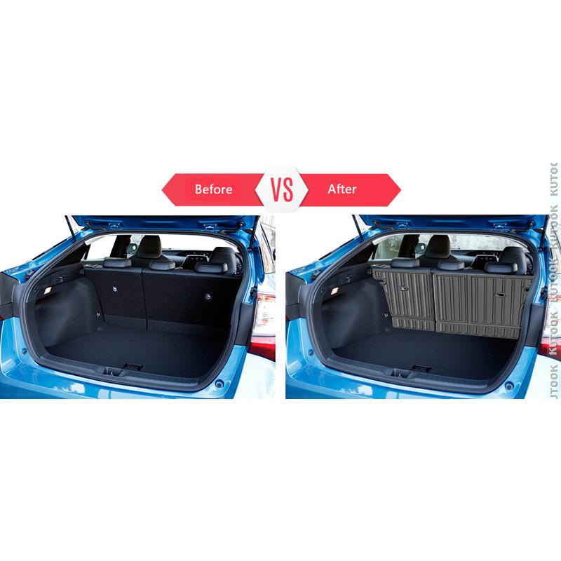 KUTOOK プリウス50系 シートマット 前期 後期 プリウスPHV 整理整頓