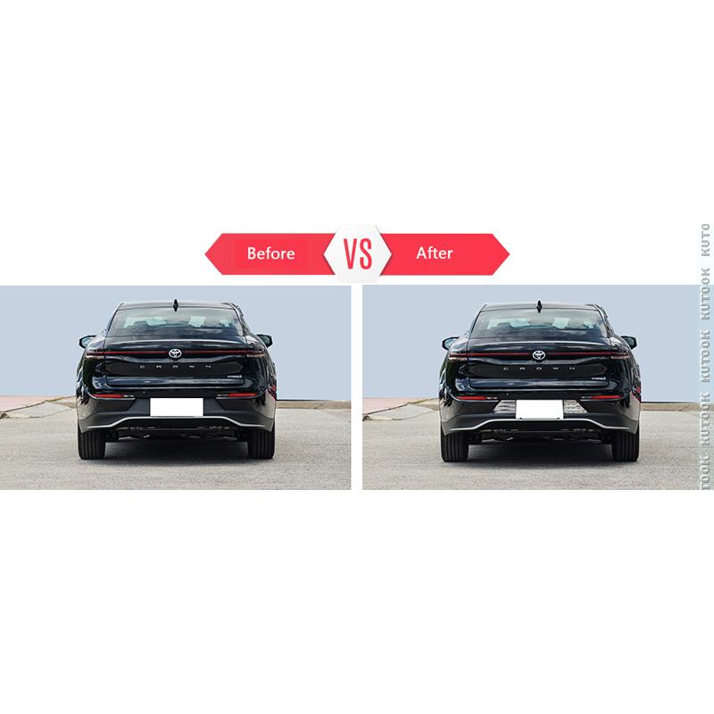 KUTOOK 新型クラウン ナンバープレートトリム クラウンクロスオーバー