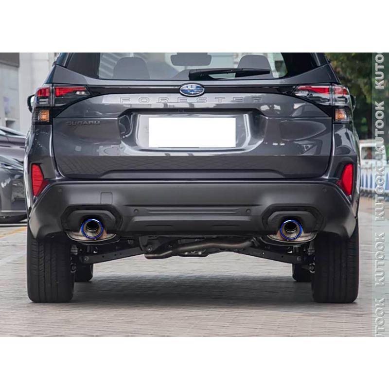 【新品未使用】新型フォレスター（SL）スポーツ純正マフラー KUTOOK 新型フォレスター エキパイフィニッシャー SL5 スポーツ EX