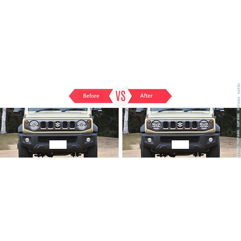 KUTOOK 新型ジムニー ヘッドライトトリム ジムニーノマド 5ドア JC74W