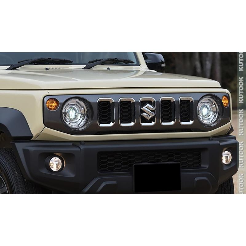 KUTOOK 新型ジムニー ヘッドライトリング ジムニーノマド 5ドア JC74W
